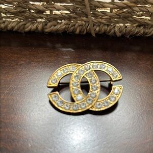 Gold and Silver Women's Brooch